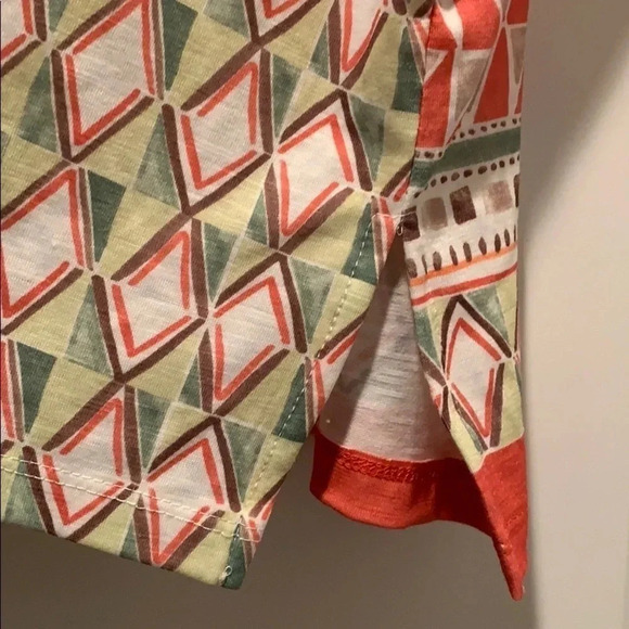 Alfred Dunner Parrot Cay Geometric-Print Top Petite XL New - Picture 11 of 13